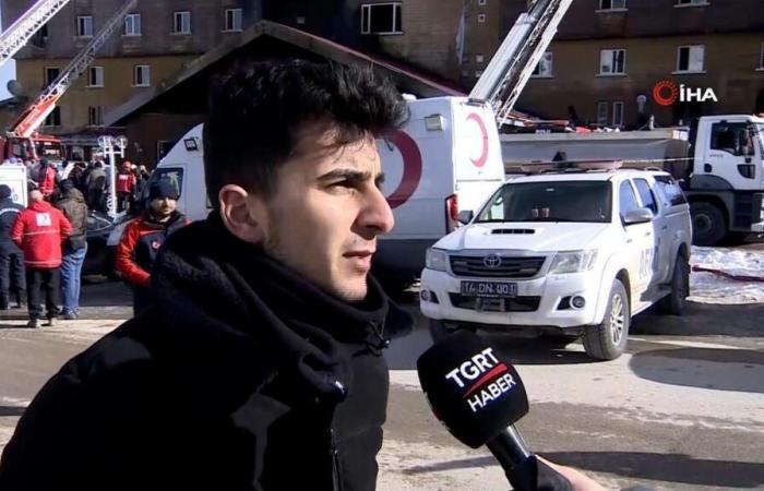 A person working in the hotel that burned down in Bolu talked about the tragedy.