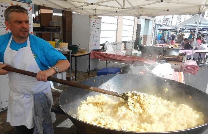 The first world truffade organized in this town of Puy-de-Dôme