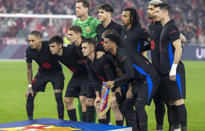 FC Barcelona’s 1×1 against Benfica at half-time in the 2024-2025 Champions League match