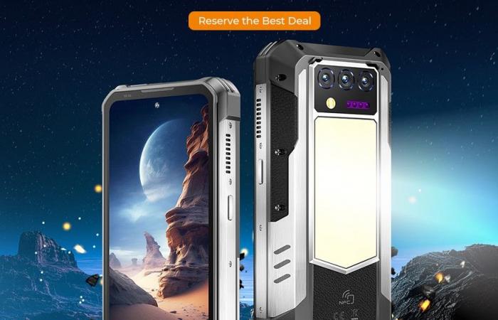 Oukitel WP100 Titan: Price and pre-sale bonuses of the first 33,000 mAh projector phone revealed