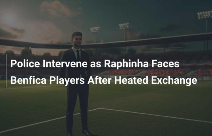 Police intervention after heated exchange between Raphinha and Benfica players