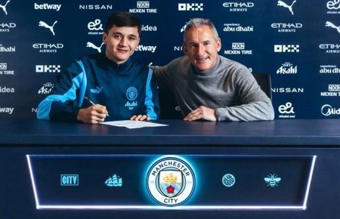 Man City sign defender Khusanov from Lens