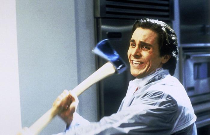 “American Psycho” by Mary Harron: “yuppie”, “moonwalk” by Christian Bale and chainsaw