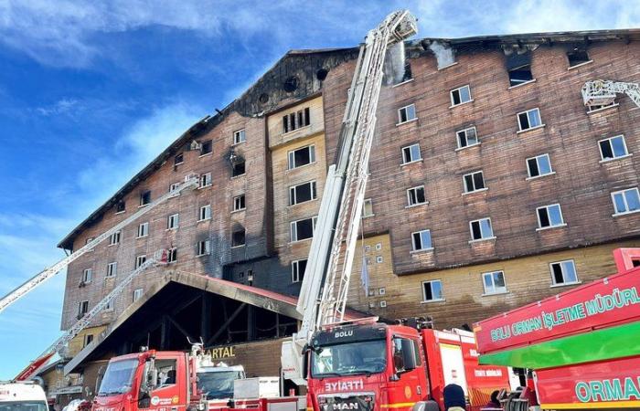 Fire at a ski resort in Türkiye: hotel guests had to jump out of windows to escape the flames