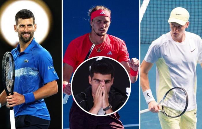 Carlos Alcaraz responds when asked who he thinks is favourite to win the Australian Open now he’s lost to Novak Djokovic