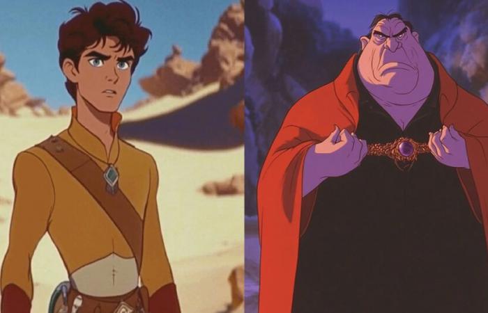 7 characters from the saga in a Disney version