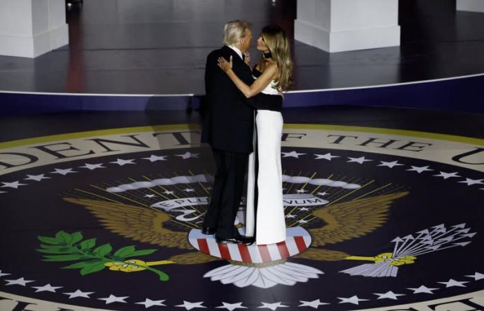 In photos. Melania and Donald Trump, their first dance after the inauguration