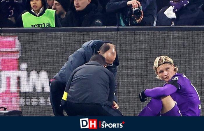 Bad news for Anderlecht: still injured, Dolberg will not make the trip to Plzen