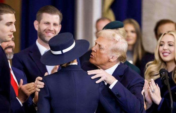 Inauguration of Donald Trump: Melania Trump and her “shield hat”