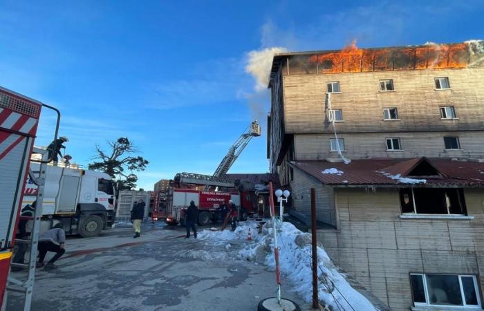 Fire disaster in Kartalkaya! Hotel turned to ashes: 10 dead, 32 injured