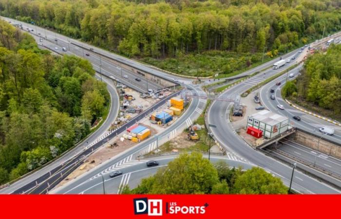 Mayhem at the Léonard crossroads this Tuesday morning: a closed lane in the E411 tunnel