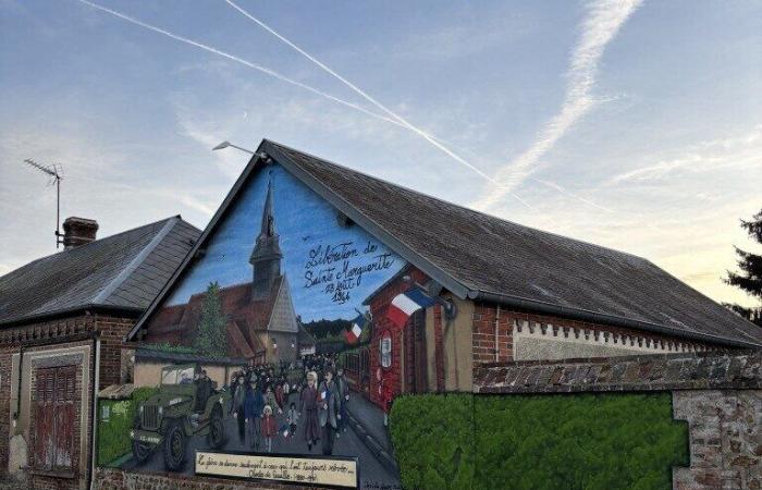 With its 20 frescoes, this village in Eure displays the values ​​of the Republic on all its walls