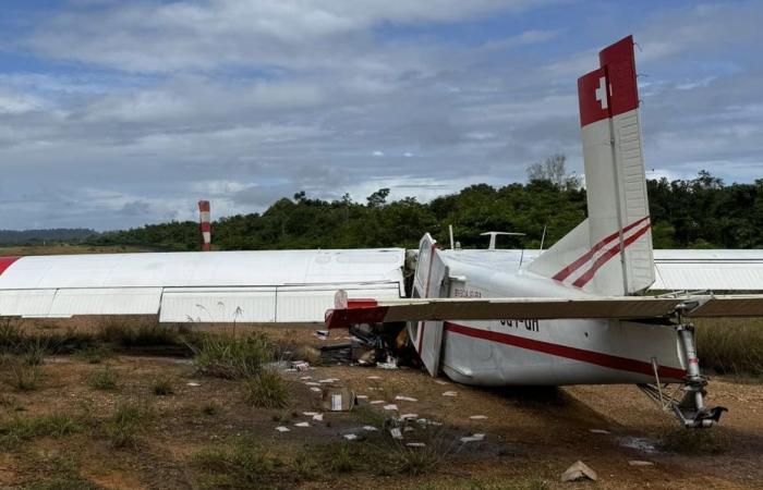 Crash of a private plane in Maripasoula: the pilot slightly injured