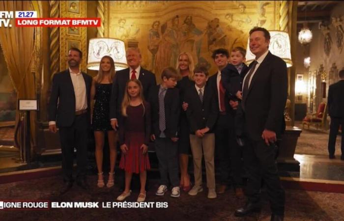 RED LINE – When Elon Musk poses in photos of the Trump family