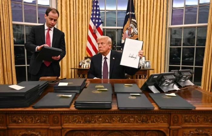 Here is the list of decrees signed by Donald Trump after his inauguration