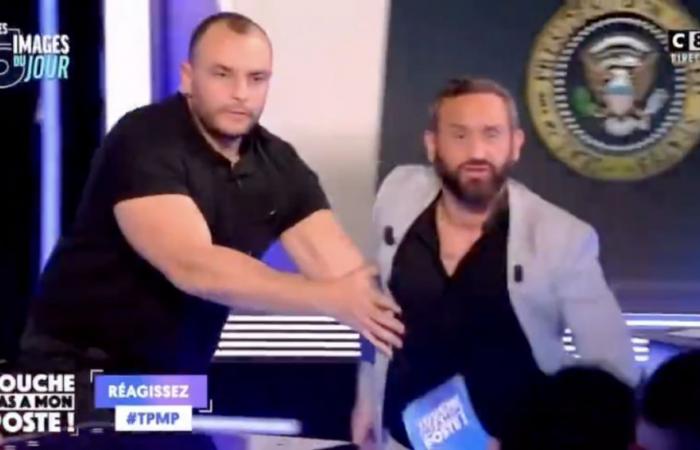 “Craziness live!”, “Bravo, social security”, “It’s dangerous…”: a man bursts onto the set and tries to throw himself at Cyril Hanouna, internet users shocked