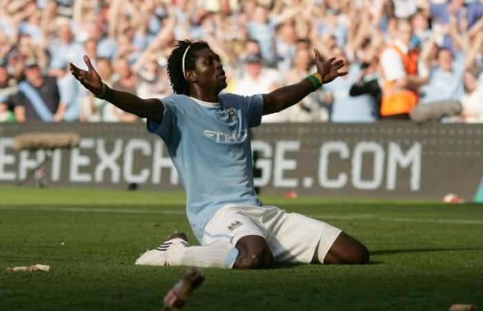 Emmanuel Adebayor does not regret his legendary celebration against Arsenal in a Manchester City jersey