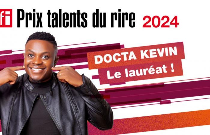 Cameroonian comedian Docta Kévin wins the 2024 RFI Talents du laughter prize