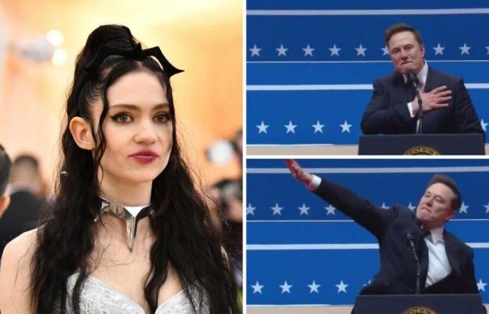 Right-wing extremists rejoice at Musk's 'Nazi salute', while ex-partner Grimes distances himself