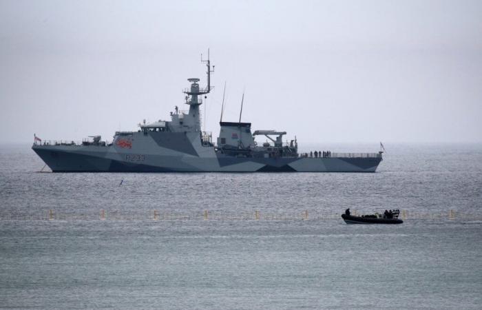 A “Russian spy ship” hunted in the English Channel by the Royal Navy