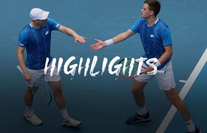 Heliovaara / Patten – Nys / Roger – Vasselin – Match highlights – Australian Open – Tennis Video