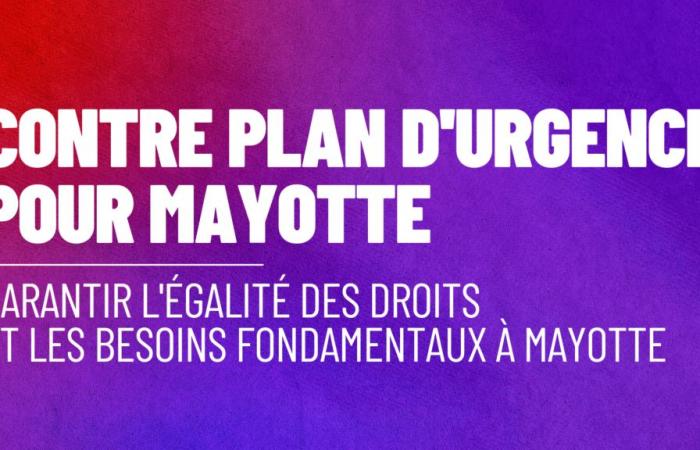 Counter emergency plan for Mayotte, Guarantee equal rights and basic needs in Mayotte