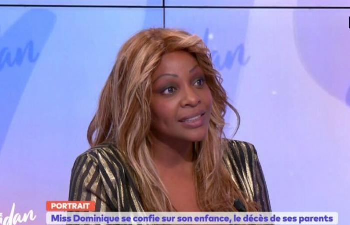 Miss Dominique (Nouvelle Star) makes rare confidences about her companion and father of her children