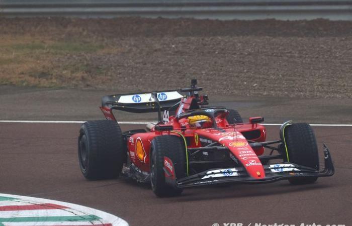 Formula 1 | Hamilton took to the track at Fiorano with a Ferrari F1 (+photos)