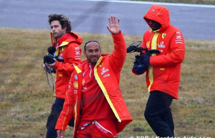 Formula 1 | How Hamilton's first F1 test with Ferrari went