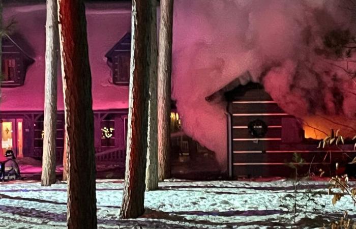 Another fire: this time a garage in Saint-Norbert-d’Arthabaska