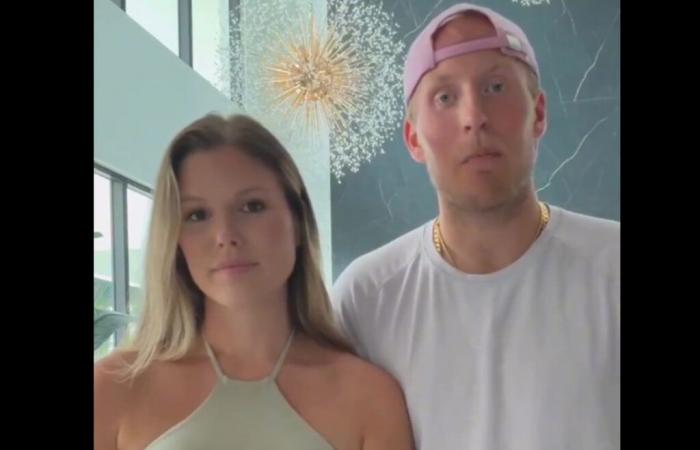 Patrik Laine gave his fiancée quite a scare