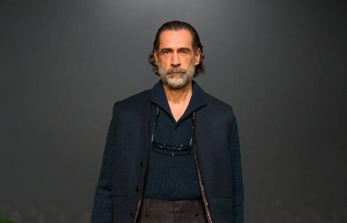 At the Zegna fashion show, actor John Turturro causes a sensation