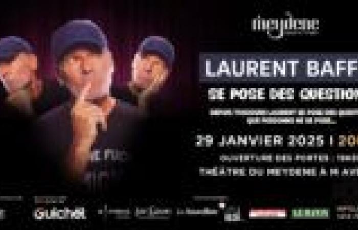 Laurent Baffie performing at the Meydene Theater