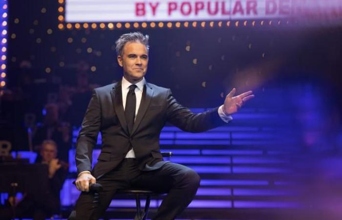 a curious biopic on the singer Robbie Williams, made up as a chimpanzee