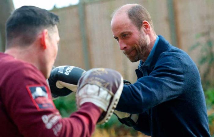 Boxing and table football for Prince William who continues Diana’s work with the homeless