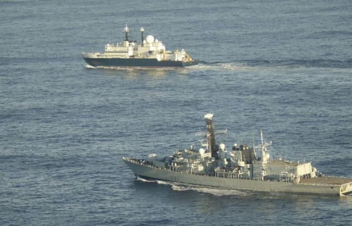 A “Russian spy ship” spotted this week in the English Channel by the Royal Navy