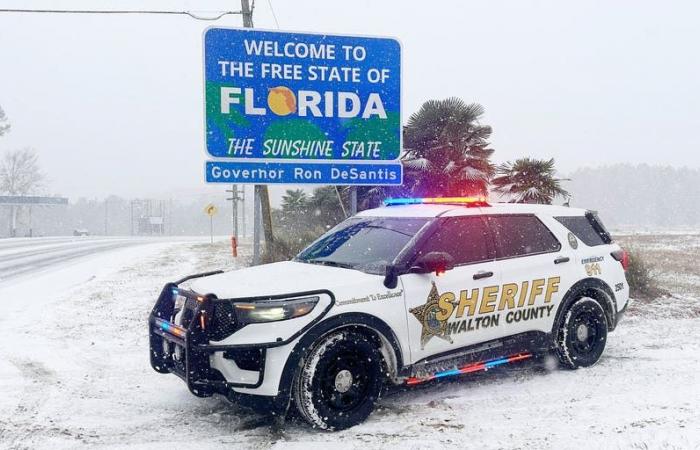 Florida sees heaviest snowfall in state’s history as winter storm slams South