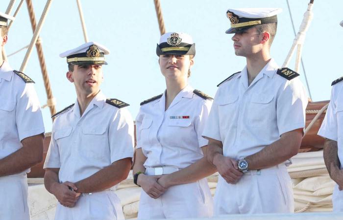 Princess Leonor makes a final stopover in Las Palmas before crossing the Atlantic