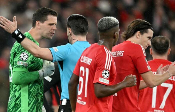 Eye on judgment Szczesny is wronged…an arbitration expert pours gasoline on Barcelona’s fire after the Benfica penalty kick