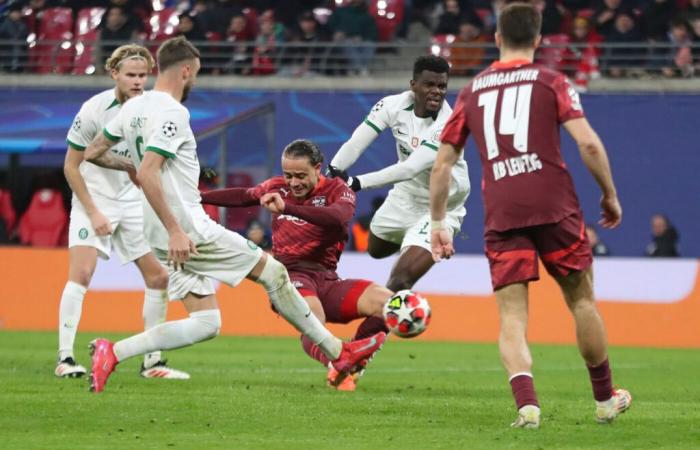 Leipzig wins its first C1 match of the season against Sporting – C1 – J7 – RB Leipzig-Sporting (2-1)