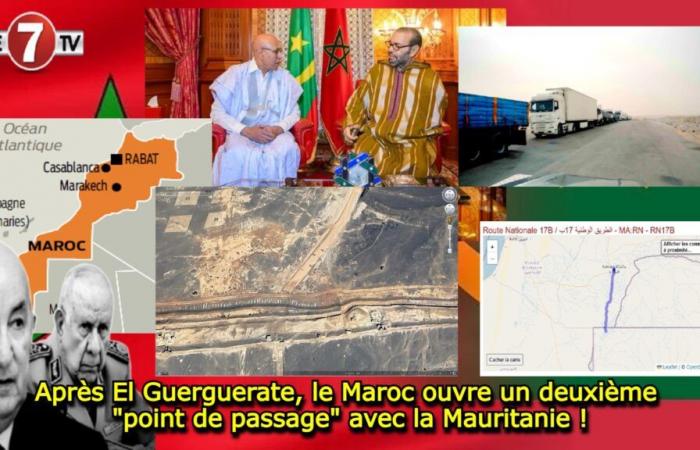 After El Guerguerate, Morocco is opening a second “crossing point” with Mauritania! – Le7tv.ma