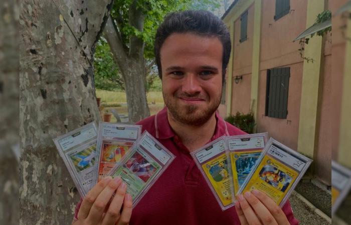 “Everything is in the bank in a secure safe”, a collection of Pokémon cards estimated at more than a million euros