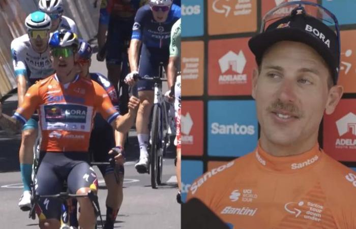 Cycling. Tour Down Under – Sam Welsford falls but wins: “I was at the limit…”