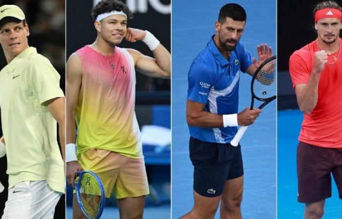 Australian Open, the semi-finals of the men’s draw