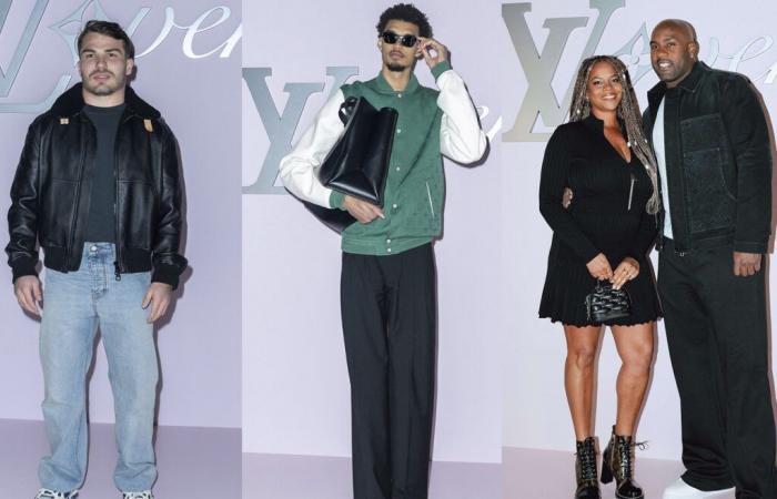 Victor Wembanyama, Teddy Riner, Antoine Dupont… The champions in the front row of the Vuitton fashion show