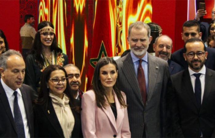 Madrid-Tourism: The King of Spain warmly welcomed at the Morocco pavilion