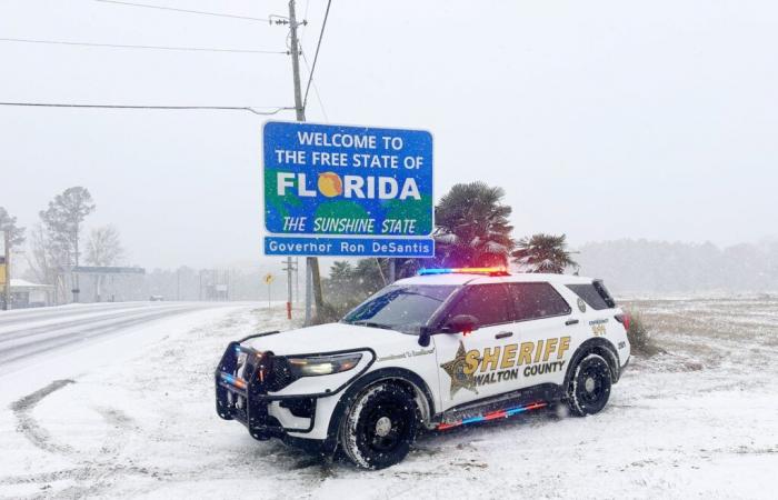 So far in 2025, more snow has fallen in Florida than in Montreal