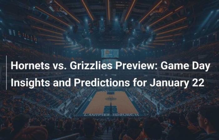 Hornets vs. Grizzlies Game Preview: Information and Predictions for January 22