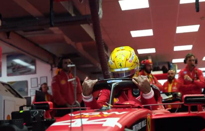 The video of his test in Fiorano