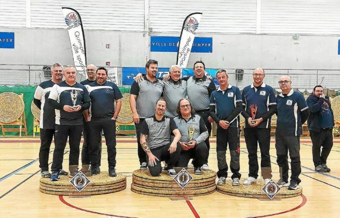 The Compagnie d'arc teams from Plourin-lès-Morlaix shone at the Finistère championship in Quimper